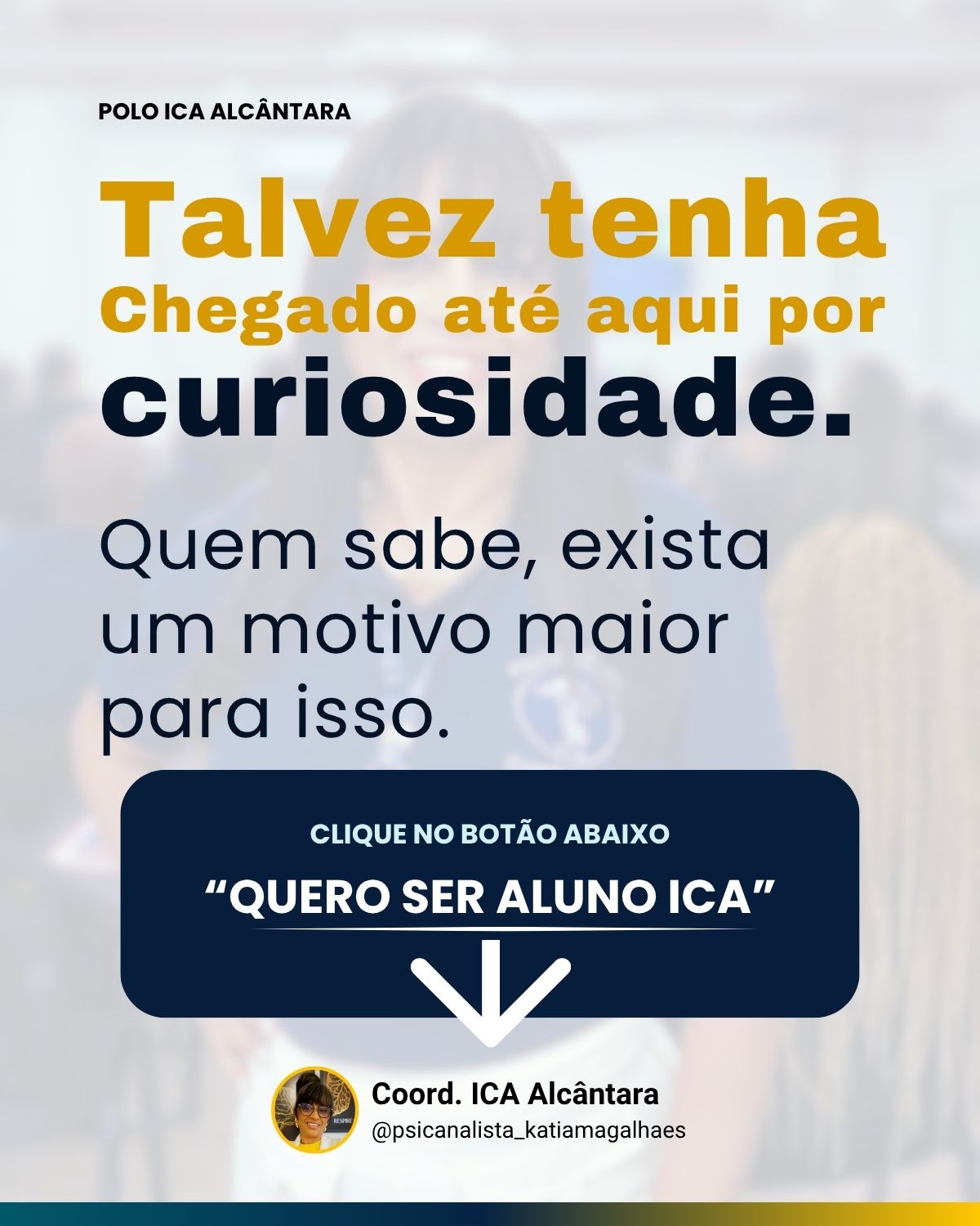Convite para a segunda turma do Polo ICA Alcântara